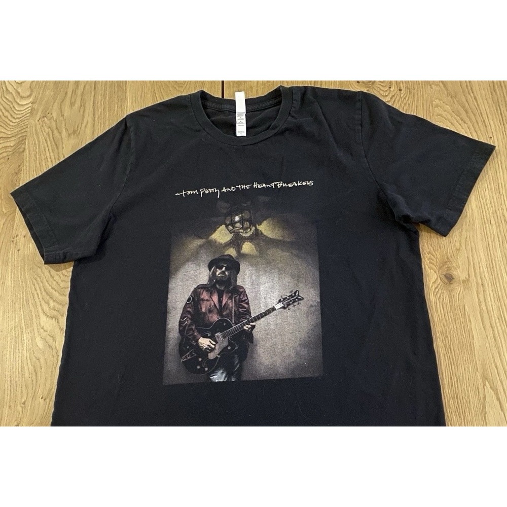 Tom Petty & Heartbreakers 2017 Final Tour T Shirt Large L Concert Black USA Rare